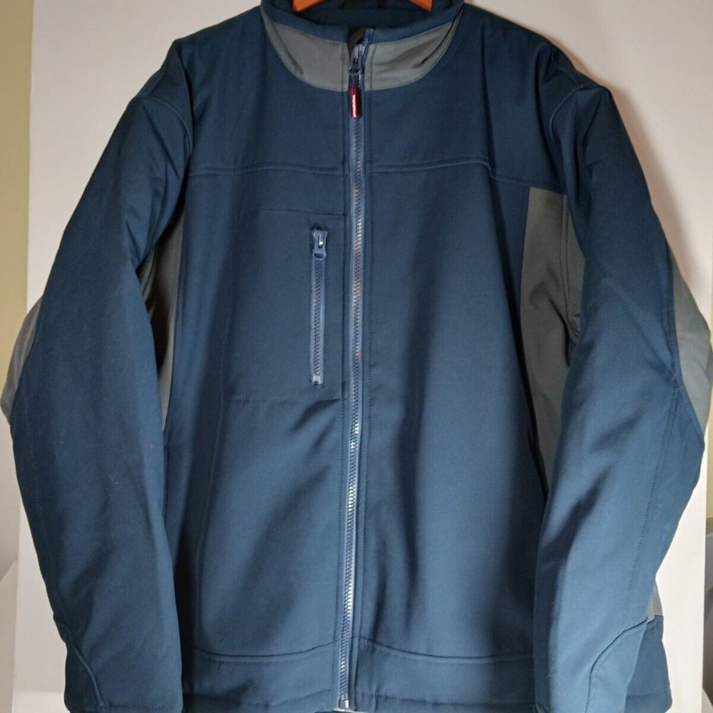 Refrigi Wear Cruz Waterproof Polyester Mens Blue Jacket Coat Size 2XL 0490R